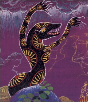 Rikramanta. From a painting by vegetalista Pablo Amaringo.