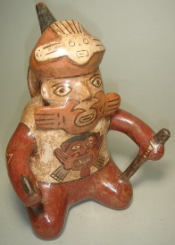 A Nazca trophy head.
