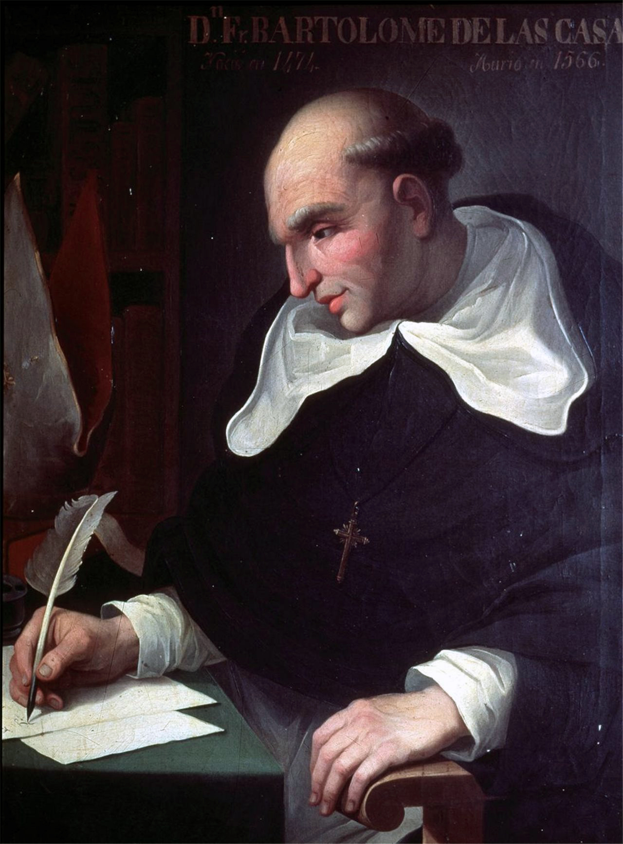 Portrait of Bartolomé de las Casas (Wikipedia)